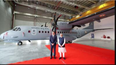 PM Modi leh Spain PM ten TATA Aircraft Complex hawng