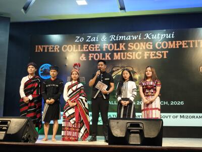 Inter College Folk Song Competition-a final turte hriat ta