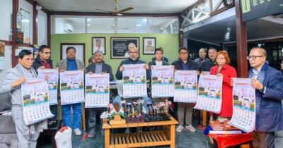 Manipur:CM in 2025 official calendar tlangzarh