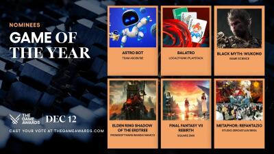 Games Awards 2024 nomination:  'Astro Bot' leh “Final Fantasy VII: Rebirth”  an langsar