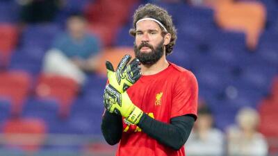 Liverpool keeper Alisson a haw