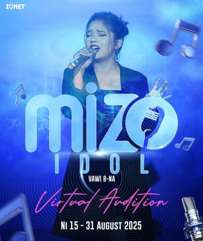 Mizo Idol Season 8 virtual audition nei mek