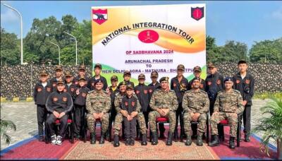 Arunachal: Tawang ah national integration tour Gajraj Corps in hawng