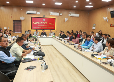 Central-a lehkha thehluhte ûm zui chak turin CM-in department official-te a chah