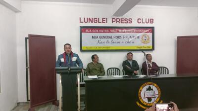 MJA Gen. Hqrs hruaitute'n Lunglei an tlawh