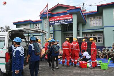 Khawzawlah air raid mock drill