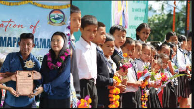 Sikkim: Khechuperi School-ah tree library hawng