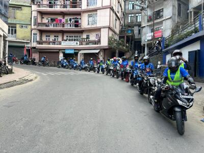 Mizoram Gixxer Club an luang chhuak  dawn