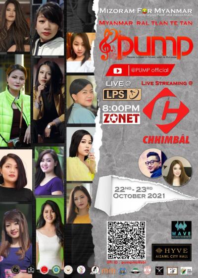 Mizoram for Myanmar charity concert Zanin leh naktuk zanah
