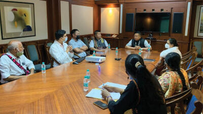 HFW Minister Dr R Lalthangliana'n Delhi-a damdawi-in hotute a kâwm