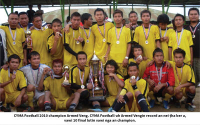 CYMA leh MFA-in thutlukna huaisen a siam: Veng/khua football thiam ber a hriat dawn