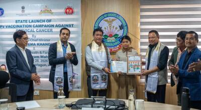 Arunachal : CM-in HPV vaccination drive hawng