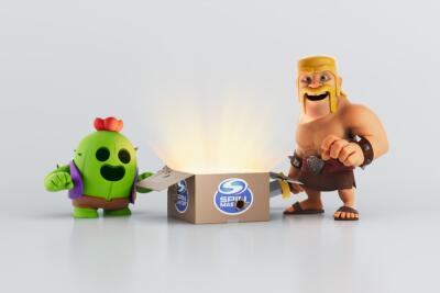 Supercell leh Spin Master thawk dun in toys siam dawn