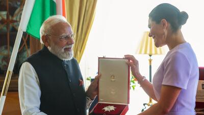 PM Modi hnenah Sweden chawimawina sang hlan
