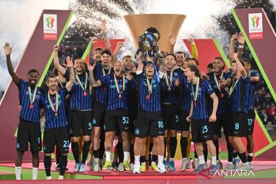 Coppa Italia-ah Inter an champion
