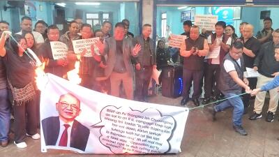 Congress leh MNF party ṭhalaite'n Minister Sapdanga thlalak an hâl