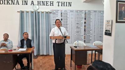 AR insawn tur a lawmawm rualin lawm a kim lo - Congress President