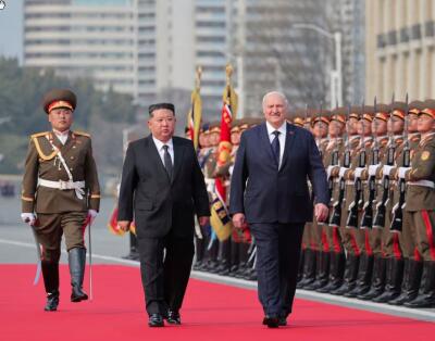 Belarus President-in North Korea tlawh