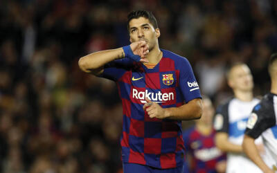 La Liga player of the month Suarez