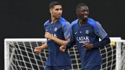 Dembele leh Hakimi ten training zawm