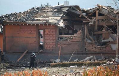 SKorea fighter jet-in civil chenna bialah bomb thlauh palh