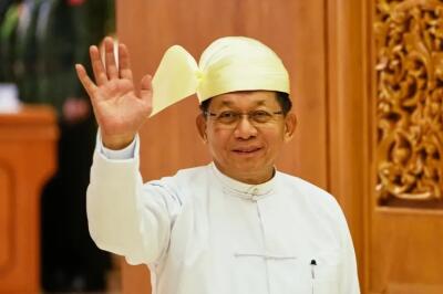 Myanmar President atan Min Aung Hlaing  la lut