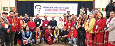 Arunachal :  BJP-in district-level training program hawng
