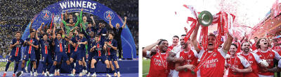 Zanin dar 9:30-ah Champions League final; French champion 'PSG' vs English champion 'Arsenal'