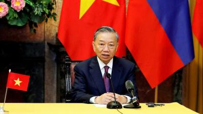 Vietnam President To Lam-a'n India rawn tlawh dawn