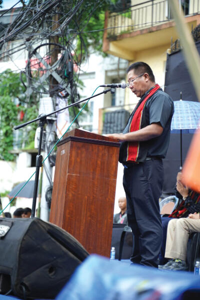 NGO Chairman-in ṭangrual turin Mizo mipui a sáwm