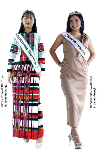 Miss Mizoram 2024 pageant : Hnahthial leh Lawngtlai district aiawh tur puang