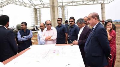 Manipur : CM-in Imphal International Airport-a terminal builing sak endik