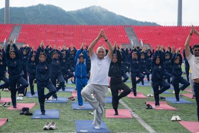 International Yoga Day hman a ni