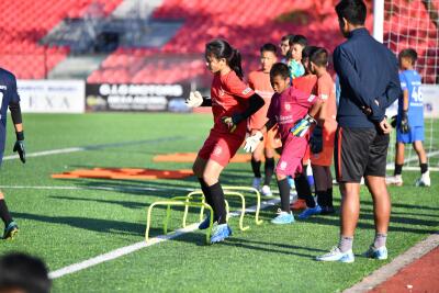 Goal keeping clinic nei