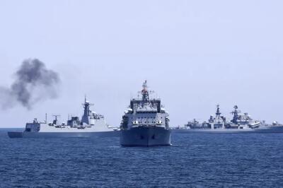 China leh Russia-in joint naval drill nei