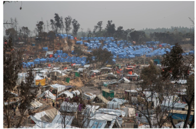 Bangladesh-a Rohingya refugee camp beihnaah mi pasarih thi