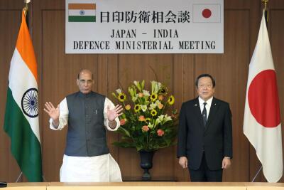 Rajnath Singh leh Japan Defence Minister inkawm