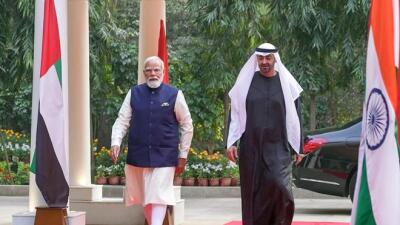 PM Modi leh UAE president inbia, Strait of Hormuz him zawk a siam remti