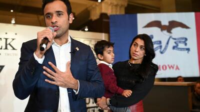 Ramaswamy-a'n President candidate a chuhna titawp; Donald Trump a thlawp tur thu a sawi