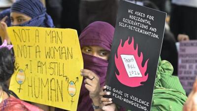 Eptu pawl leh activist te'n Transgender Persons (Protection of Rights) Amendment Bill dodal