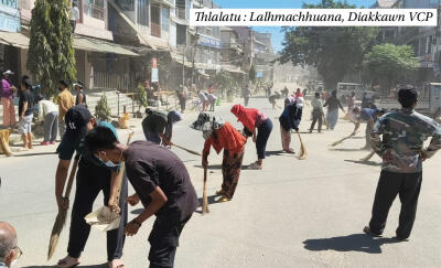 Kolasib Diakkawn mipuiin an venga National highway kawngpui an phiat fai