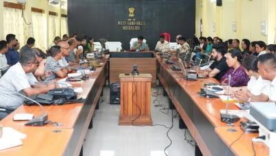 Meghalaya : CM-in review meeting kaihruai