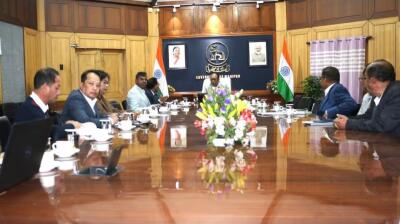 Manipur :  CM-in state economy review meeting kaihruai